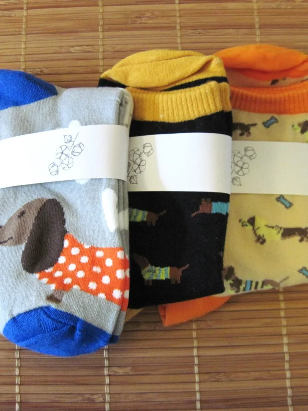 3 Pairs Women's Dachshund Socks